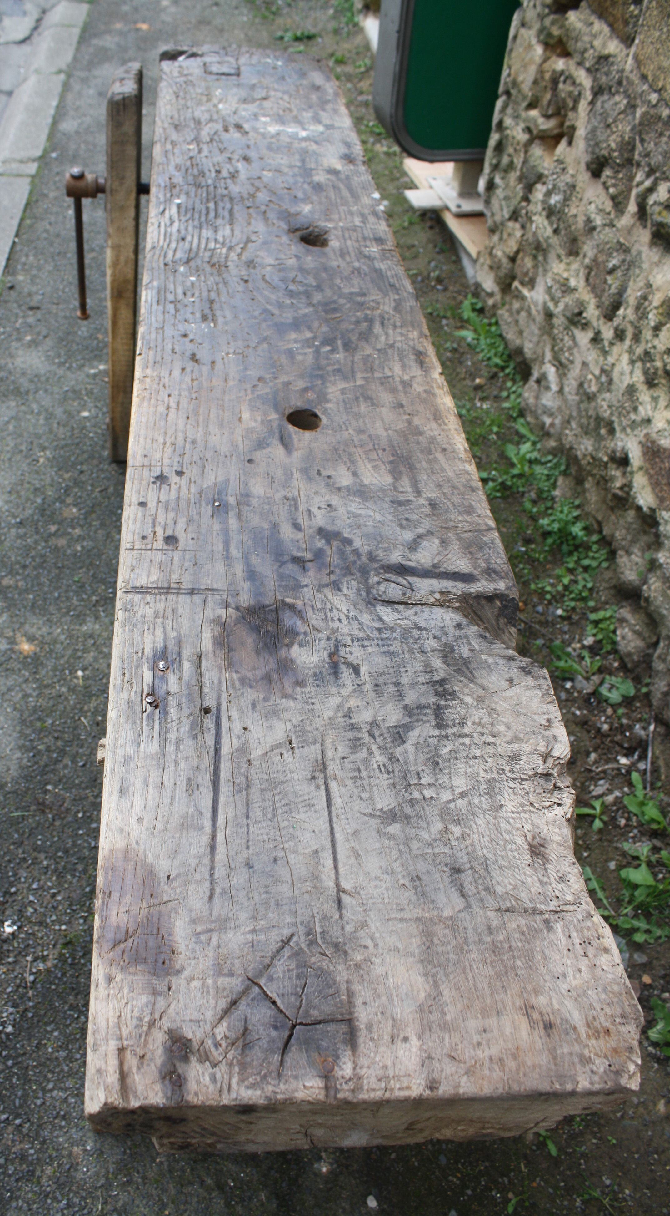 Old wooden Workbench
