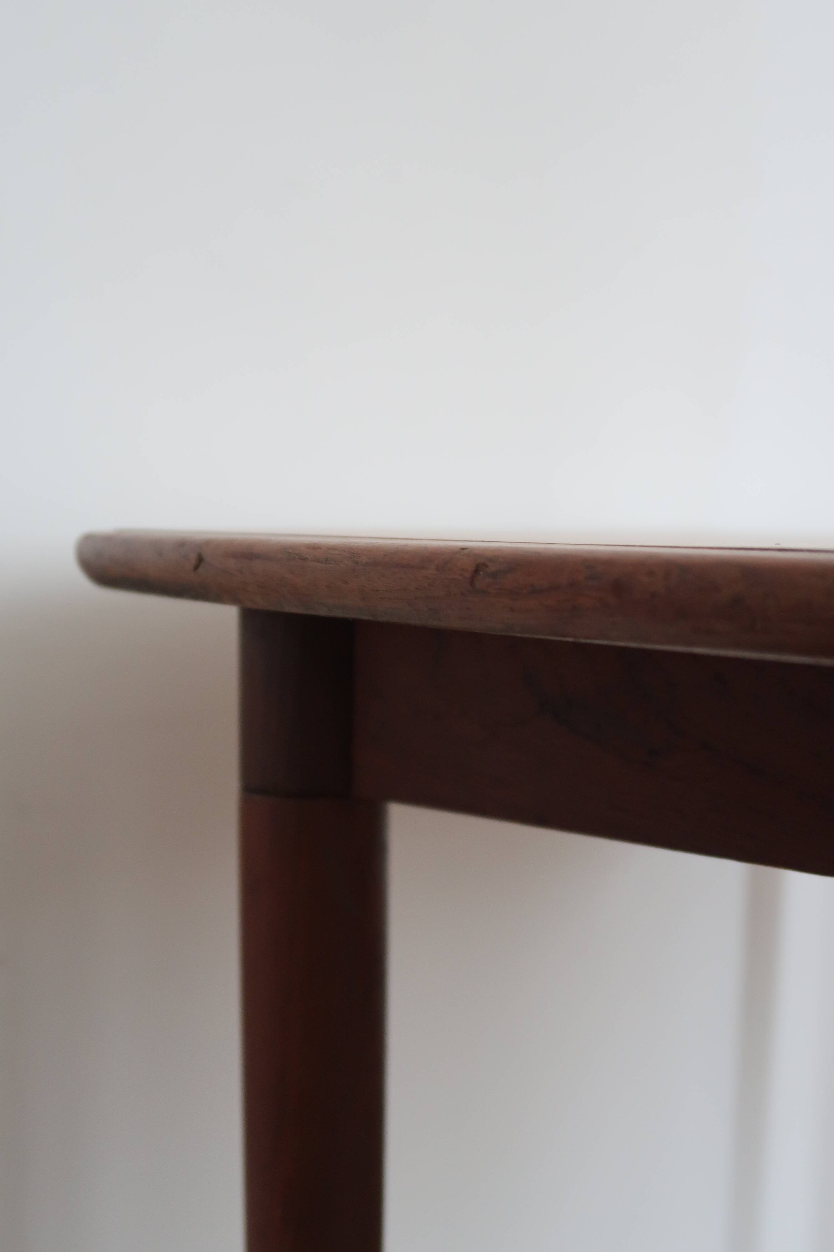 Scandinavian square dining table