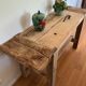 Old oak carpenter's bench