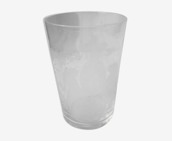 Verre gravé de Première communion