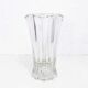 Diamond-shaped glass vase