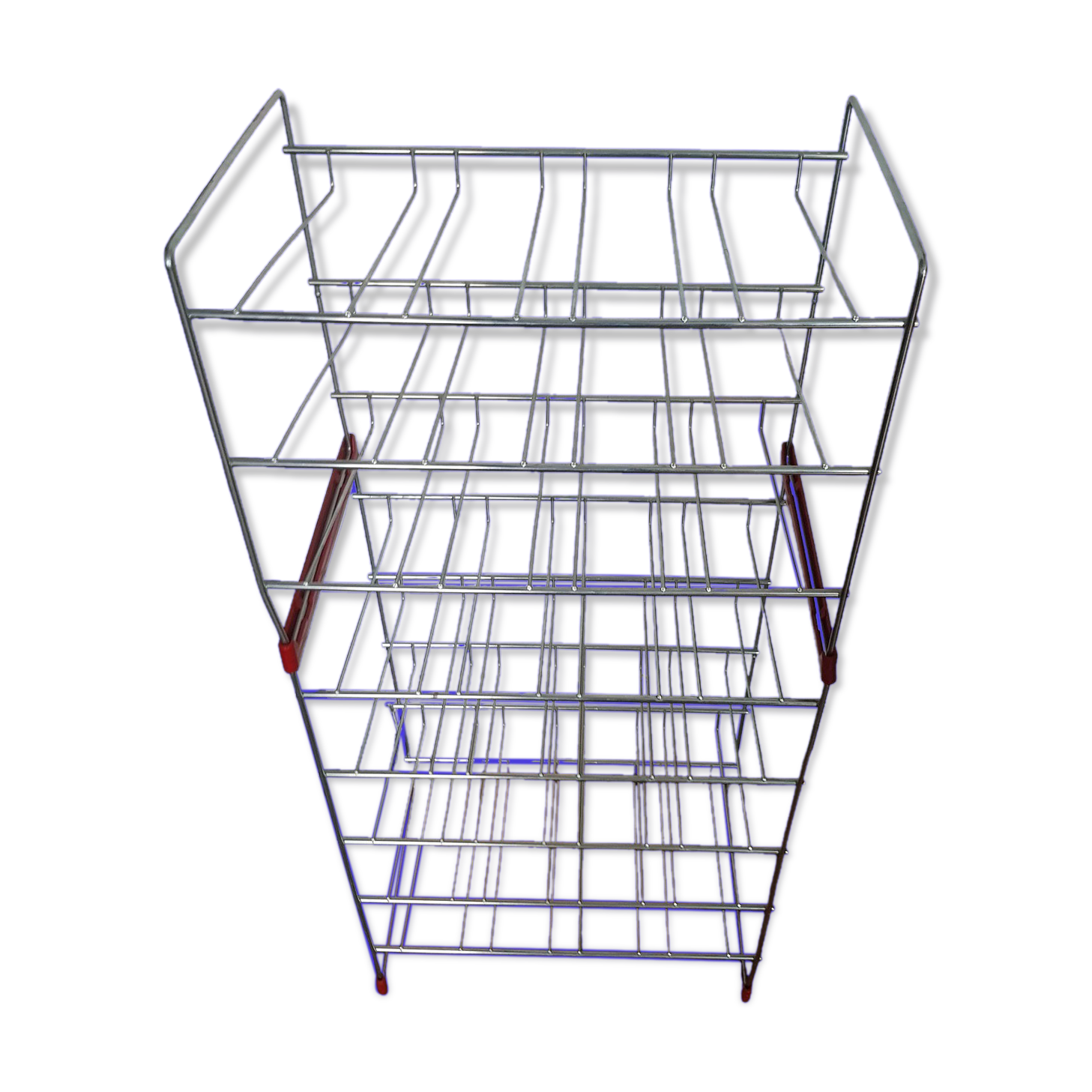 Bottle holder brand shopping cart
