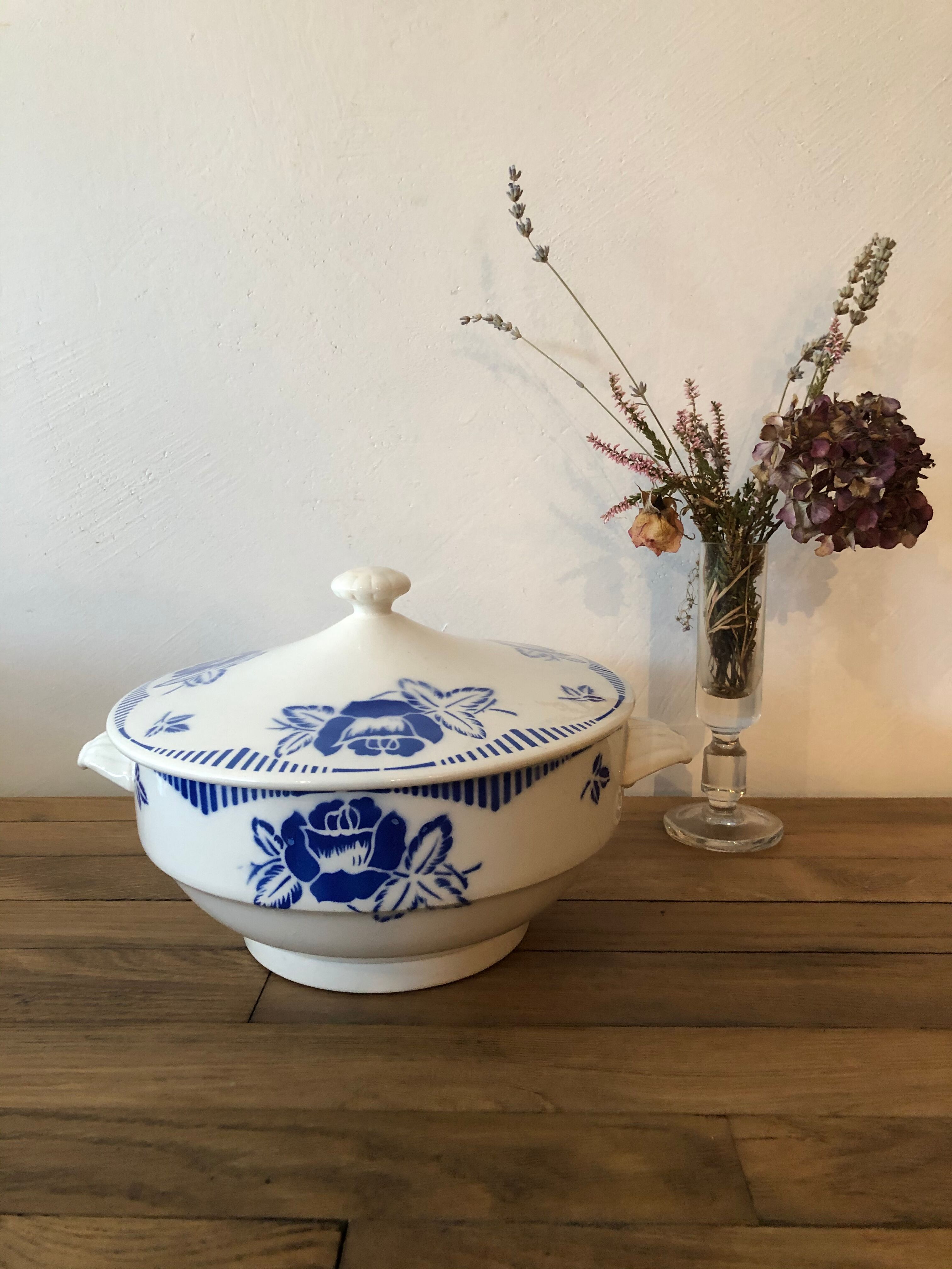 Vintage soup, Digoin Sarreguemines, Model Algar