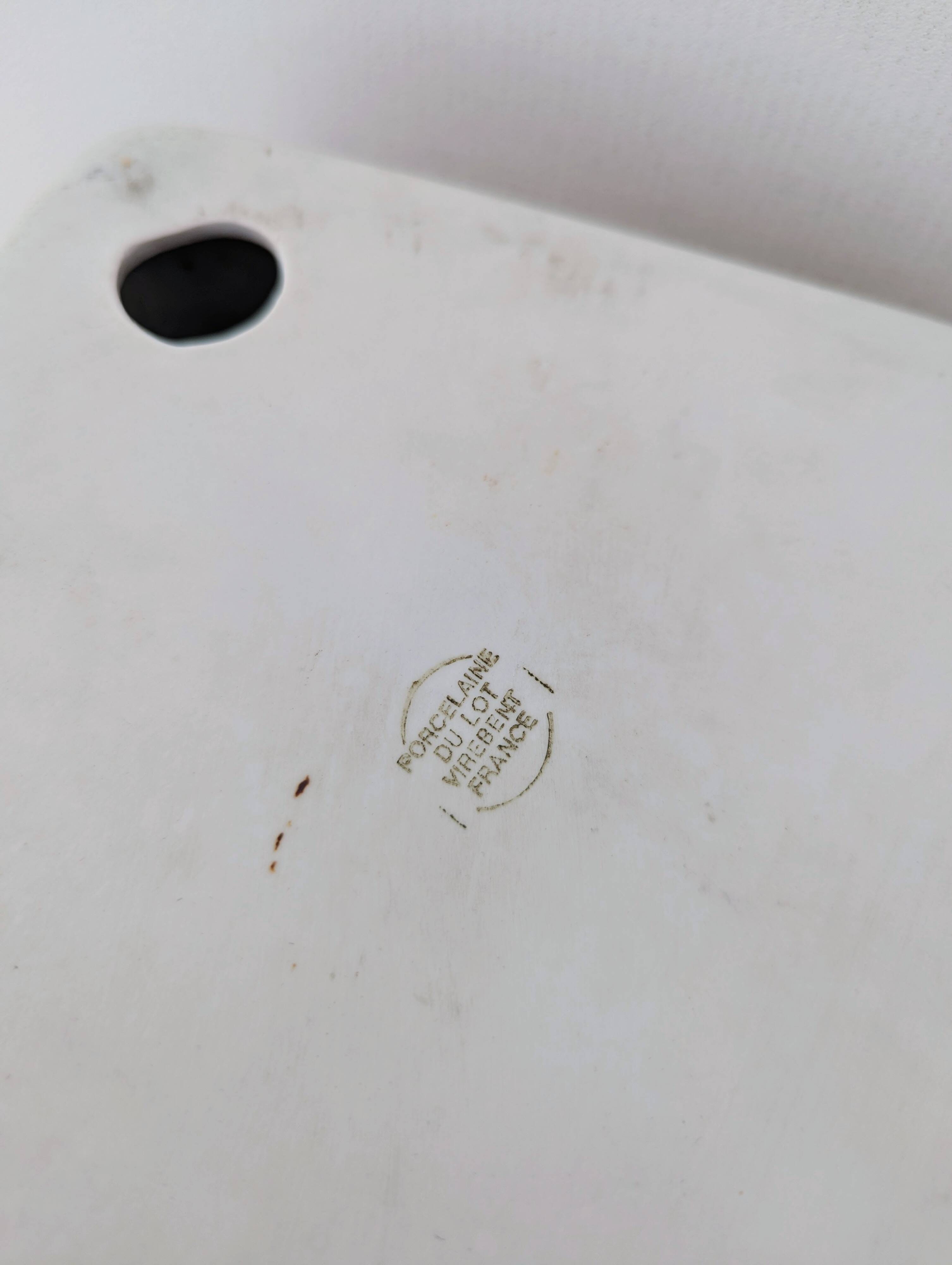 Vintage Virebent porcelain empty pocket