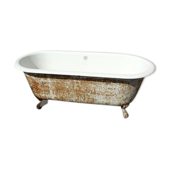 cast-iron bathtub on foot, 2 rounded ends