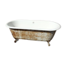 cast-iron bathtub on foot, 2 rounded ends