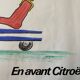 Original poster "En avant Citroën, l'économie" Raymond Savignac 35x49cm 1981