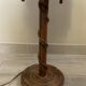Vintage 1960s rattan floor lamp.