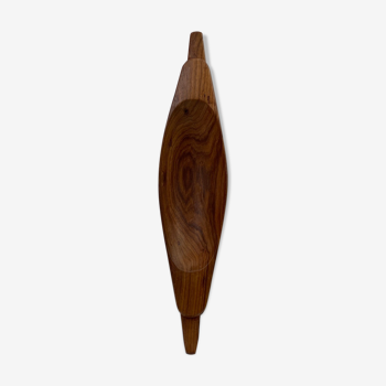 Empty elongated wooden pocket 43cm