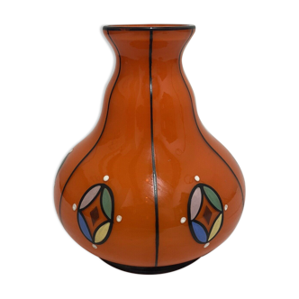 Vase Tango by Michael Powolny for Loetz glass period secession year 1915