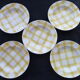 Set de 5 assiettes creuses Orchies moulin des loups  Modèle nappe jaune