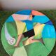 Osvaldo Perruzzi designer of polychrome faience plates.