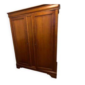 Armoire en bois – 2 portes moulurées