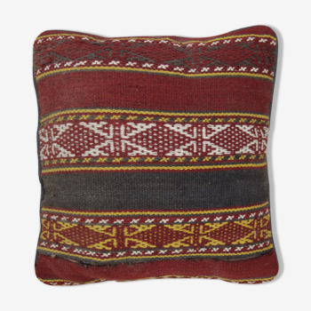 Geometric Cushion Cover Tribal Wool Scatter Pillow