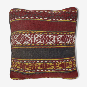 Housse de coussin géométrique Tribal Wool Scatter Pillow