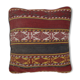 Geometric Cushion Cover Tribal Wool Scatter Pillow