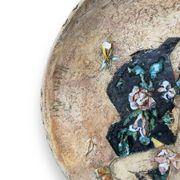 Helen Mai Important Dish In Terracotta And Glazed Porcelain Female Nude
