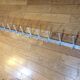 School coat rack bar 11 racks 2m