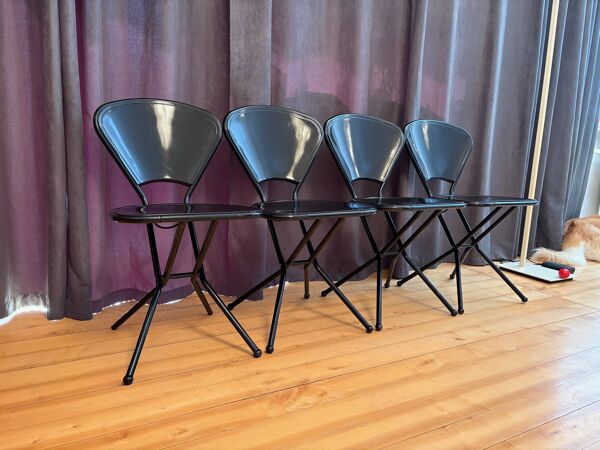 Set of four Sebastian chairs designed by Niels Gammelgaard, Ikea, Sweden, 1