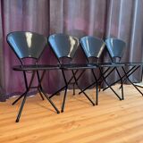 Set of four Sebastian chairs designed by Niels Gammelgaard, Ikea, Sweden, 1