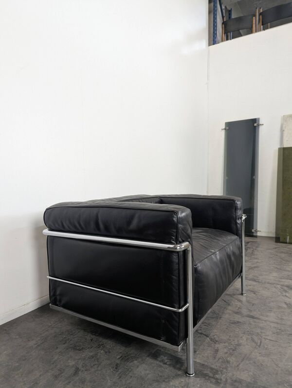Fauteuil modèle LC3 Le Corbusier Charlotte Perriand pour Cassina