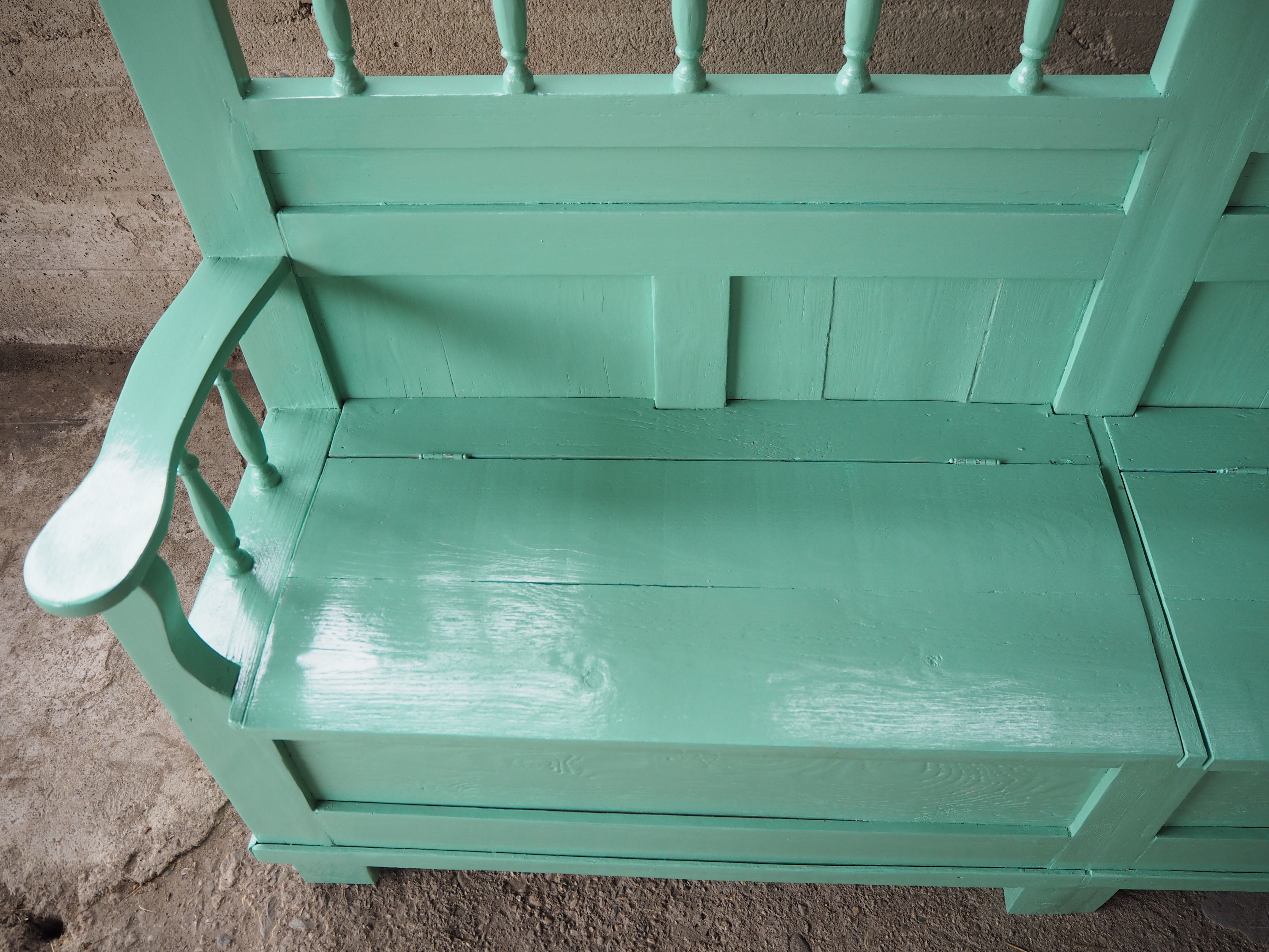 Antique Wooden Bench, 1920s