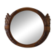 Art Deco walnut mirror