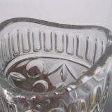 Art Deco cut crystal vase