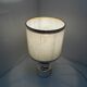 Lampe de chevet verre mercurisé vintage