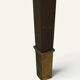 Dining table in mahogany, Neo-Classical style, Art Deco period, 1940.