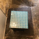Cube end of sofa tile mosaic ceramic