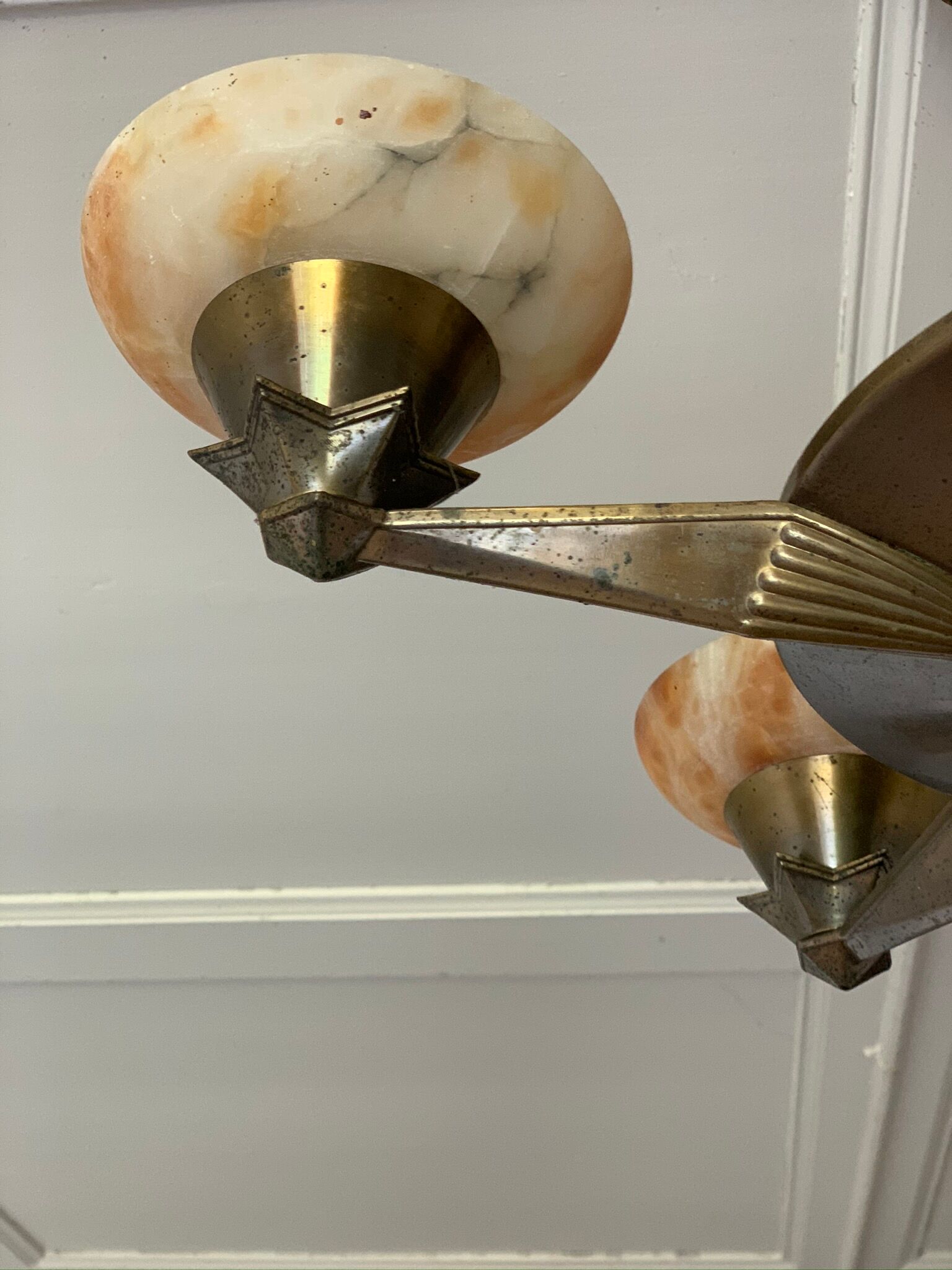 Antique ceiling Lamp Art Deco 1920s
