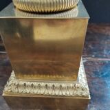 Carcel type brass lamp