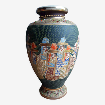 Vase Satsuma en porcelaine