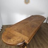 Monastery table with character in solid oak
