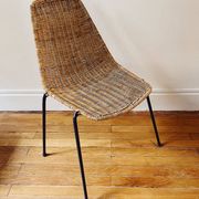 Ensemble de 5 chaises "Basket" par Gianfranco Legler, années 1950