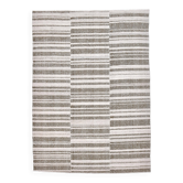 Tapis kilim Saffran en laine crème