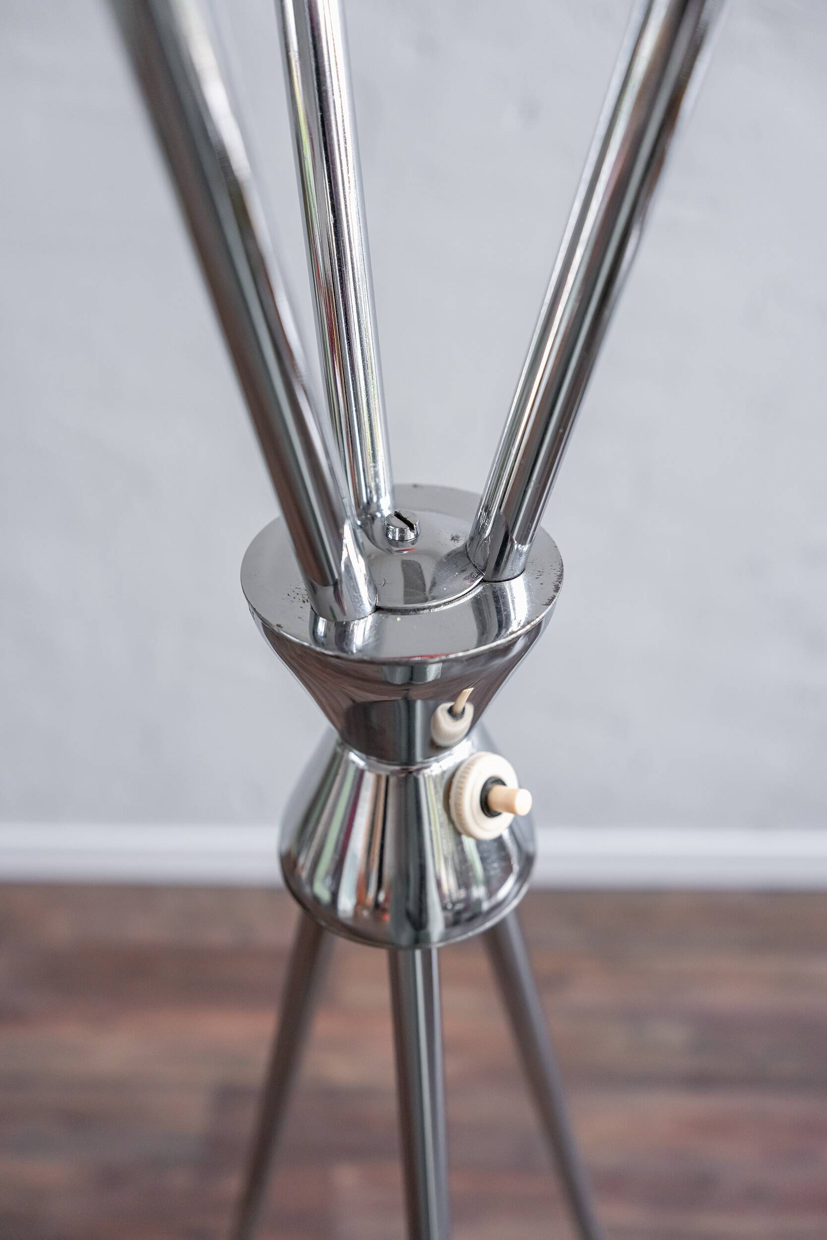 Vintage Czechoslovak Adjustable Floor Lamp By Lidokov, 1960s