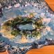 Vintage Vallauris Ceramic Fish Plate – Sea Foam Glaze –