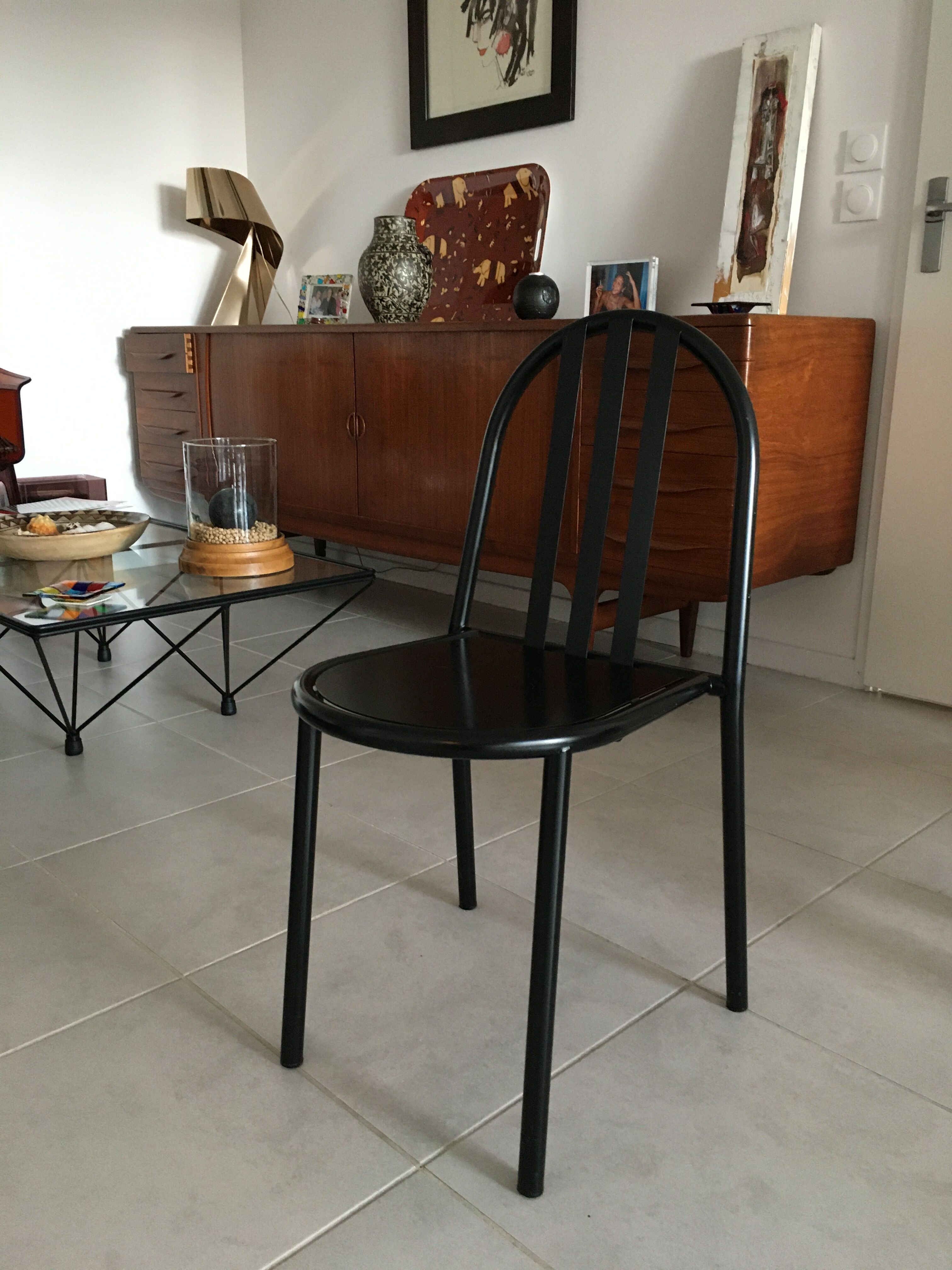 4 chaises villa cavrois de Robert Mallet Stevens, edition inconnue récente