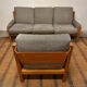 S32 sofa & its S15 armchair by Pierre Chapo, France, 1966