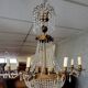 Louis XV style hot air balloon or basket chandelier circa 1900