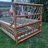 Rattan bed 1960
