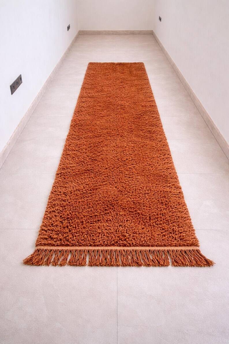 Handmade runner rug 300cm x 90cm