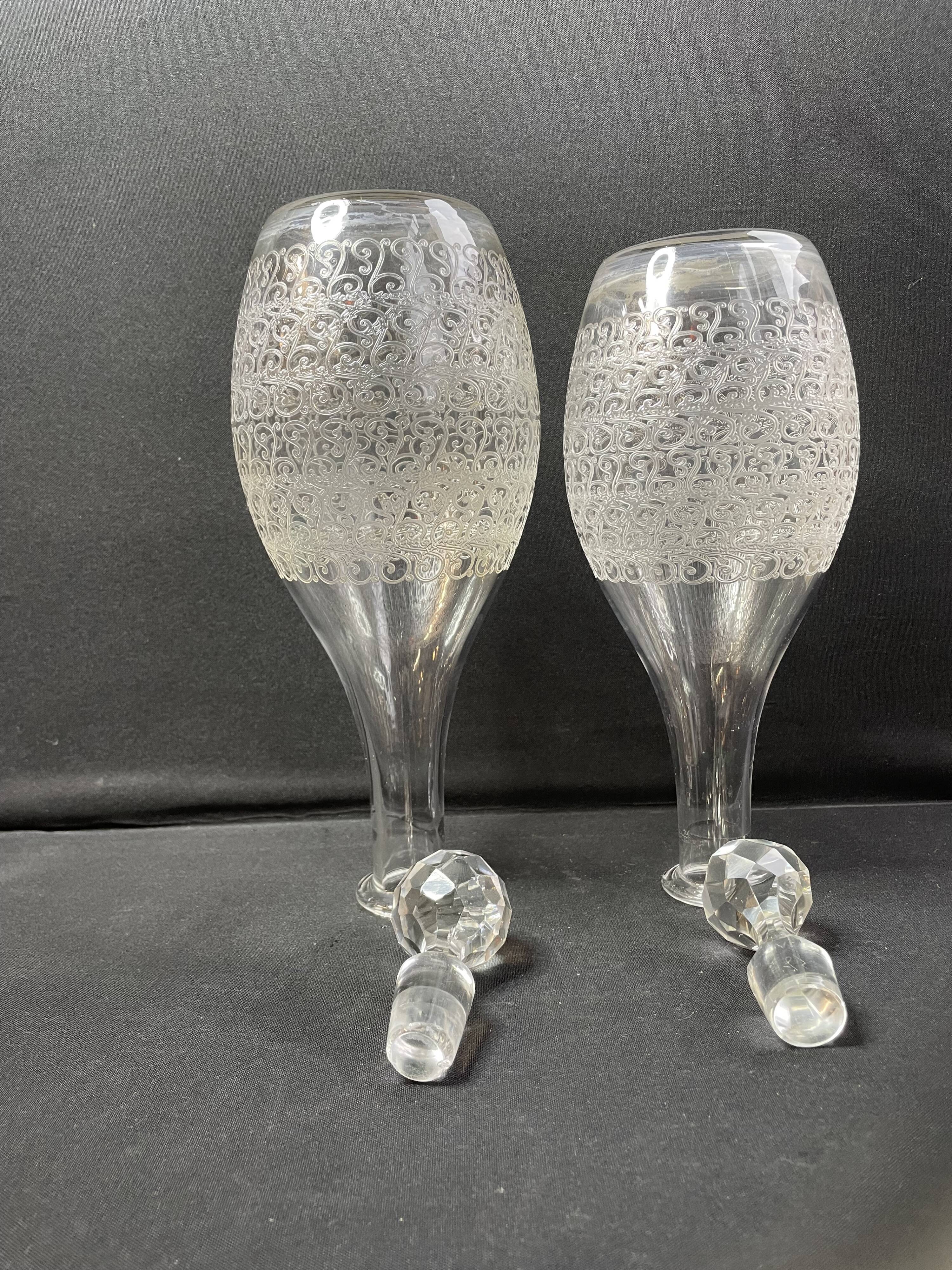 Carafes Baccarat Rohan art déco
