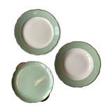 Trio of water green dishes