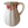 Carafe in off-white slip - fruit decorations