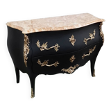 Black chest of drawers