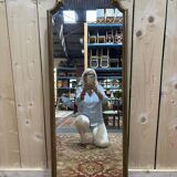 Miroir entre 2 en bois doré