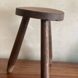 Tabouret tripode brutaliste